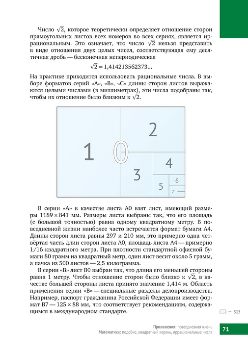 Книга &laquo;Математическая составляющая&raquo;